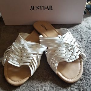 White sandal